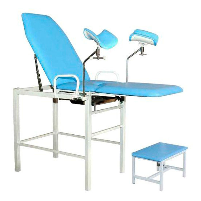 Кресло гинекологическое «Клер КГФВ 02п» с фиксированной высотой, с передвижной ступенькой