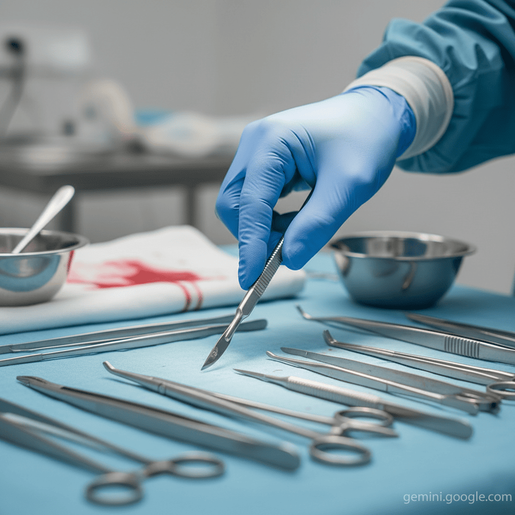 инструменты на столе